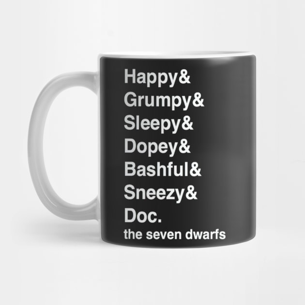 The Seven Dwarfs by Philharmagicalshop